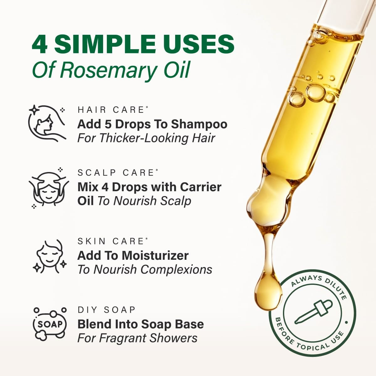 Evolvex Oils - 4 Fl Oz - for Hair, Skin, Diffuser, Aromatherapy & DIY Soap Making Scent